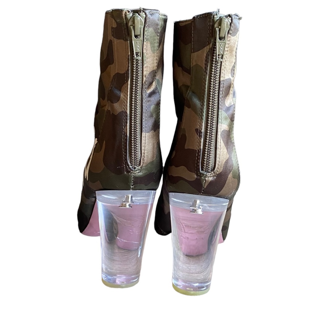 Aldo Womens Limited Edition Oceani Ankle Bootie Do Ya Thing Clear Heel Size 6.5 - Picture 6 of 11